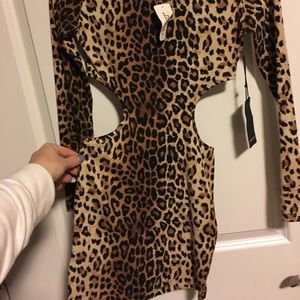 LEAPORD CLUB MINI DRESS